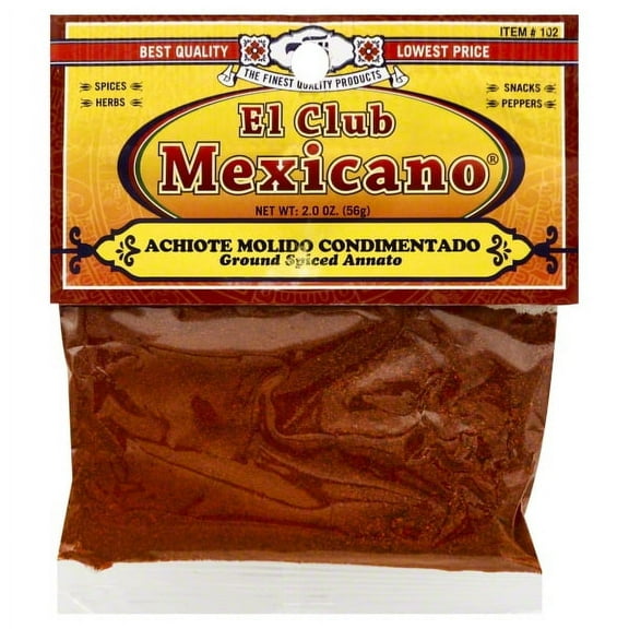 El Club Mexicano Ground Spiced Annatto, 2.0 oz