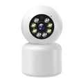 thumbnail image 2 of Cámara de seguridad inalámbrica, comunicación bidireccional, cámara WiFi para interiores, 1080P, visión nocturna a todo color, detección de movimiento, compatible con WiFi 2.4G y 5G., 2 of 9