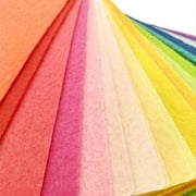 LEORX 40 Pcs Craft Fabric Colorful Felt Fabric Felt Fabric Colorful DIY Felt Cloth Rectangle Child