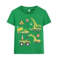thumbnail image 3 of POPTEM Toddler Boys T-Shirt Excavator Graphic Short Sleeves Cotton Tops 2-Pack 4T, 3 of 8