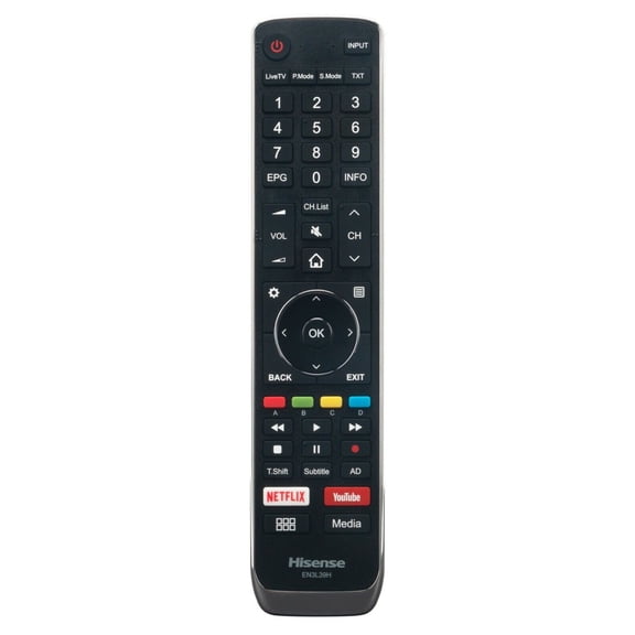 New EN3L39H Remote Control for Hisense Smart TV with Netflix YouTube App Button