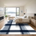 thumbnail image 3 of ODIKA 5'x7' Machine Washable Non-Slip Area Rug, Geometric Gray High Traffic Rug with Pad, Gray, 1055885, 3 of 8