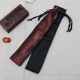 thumbnail image 3 of YIEMEEN Chinese Calligraphy Style Decorative Folding Hand Fan Bag Dustproof Holder Prote, 3 of 18