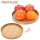 thumbnail image 4 of Bandeja redonda de madera para tocador, maquillaje, decoración de tartas, bandeja para servir, taza de agua, 4 of 6