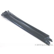 Red Hound Auto 25-Pack Heavy Duty 14 Inch 120lb Zip Cable Tie Down Strap Wire UV Black Nylon Wrap