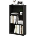 thumbnail image 3 of Furinno Basic 3-Tier Bookcase Storage Shelves, Dark Espresso, 3 of 9