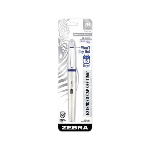 PM-701 Permanent Marker Medium Bullet Tip, Blue