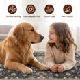 thumbnail image 6 of ICEANT 2'x3' Non-Slip Doormat with Gripper, Boho Vintage Style Area Rug Machine Washable Aesthetic Throw Carpet for Bedroom Living Room, Black, 6 of 6
