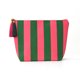 thumbnail image 2 of Bolsa de Almacenamiento de Pana a Rayas con Forma de Concha Marina: Neceser de Viaje, Organizador de Artículos de Aseo Moderno y Portátil para Maquillaje y Artículos Esenciales de Uso Diario., 2 of 7
