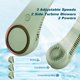 thumbnail image 4 of CIVPOWER Ventilador de cuello: Ventilador portátil sin aspas recargable con refrigeración personal para el cuello, manos libres, 3 velocidades, batería de 4000 mAh, diseño de auriculares portátiles op, 4 of 5