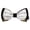 White, variant on Men Tie Metal Corner Contrast Color Smooth Good Touch British Style Double Layer Groom Wedding Wear White