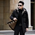 thumbnail image 5 of Chaqueta larga de plumón con relleno de plumón de pato 2024, chaqueta de invierno cálida de marca para hombre, abrigos acolchados para hombre, ropa para hombre, 5 of 5