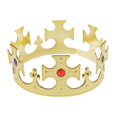 thumbnail image 4 of Disfraz de rey dorado de lujo con corona de joyas para adultos, sombrero de fiesta, 4 of 6