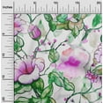 thumbnail image 2 of oneOone Georgette Viscose Fuschia Pink Fabric Florals Diy Clothing Quilting Fabric Print Fabric By Yard 42 Inch Wide, 2 of 6