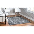 thumbnail image 4 of Unique Loom 5 Ft Square Rug in Dark Gray (3150288), 4 of 9