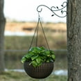 thumbnail image 2 of Decorative Metal Wall Mounted Hook for Hanging Plants, Bracket Hanger Flower Pot Holder, 2 Pack, 2 of 7