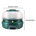 thumbnail image 3 of PP Distributeur de Riz 360 Degrés Remplacement Étanche Multi Grille Contrôle par Bouton Accessoires de Seau de Cuisine 1 Couche Vert Foncé, 3 of 9