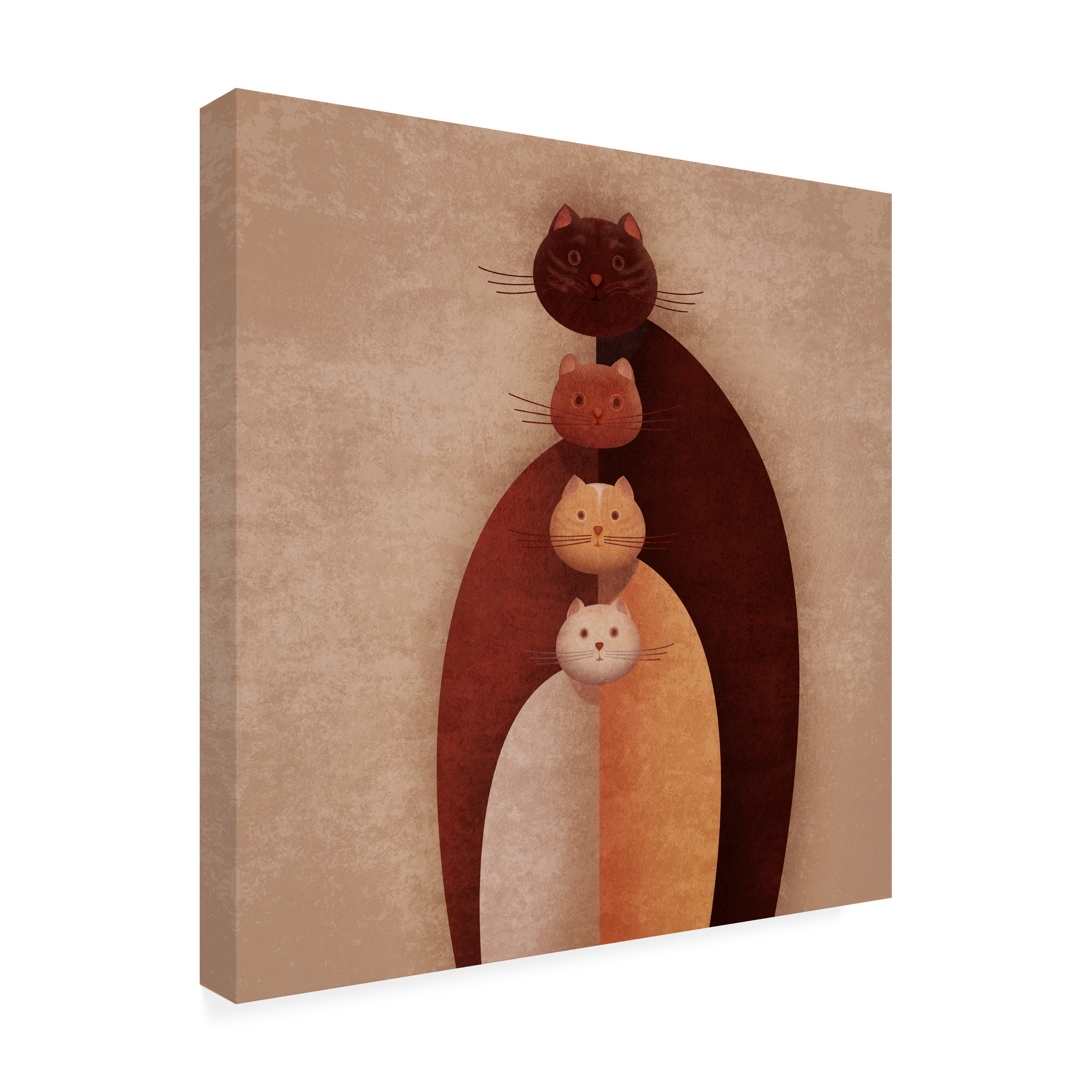 Emel Tunaboylu 'Cat Gang' Canvas Art
