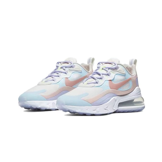 Zapatillas deportivas Air Max 270 React blancas, láser, azules, punk rock, clásicas, informales, para exteriores, para hombre y mujer