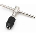 thumbnail image 5 of 6 Pcs Adjustable T-Handle Tap Wrench Set, Ratchet Tap Holder Wrench with 5Pcs Metric M3 M4 M5 M6 M8 Machine Screw Taps Set T Type Thread Tapping Tool, 5 of 5