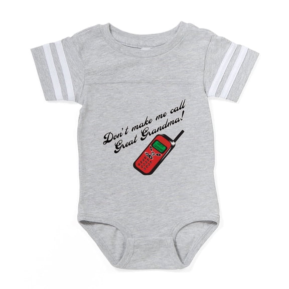 CafePress - Greatgrandma1 - Cute Infant Baby Football Bodysuit