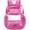 Pink, variant on Clear Backpack,See Through Backpack School Approved Heavy Duty Clear Backpack Transparent Bookbag for College Work Travel ,