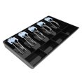thumbnail image 1 of Cash Box, Cash Tray, Five Compartment Portable Large Capacity Durable For Shops Supermarkets, 1 of 8