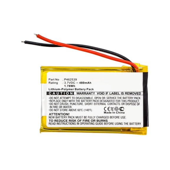 Batteries N Accessories BNA-WB-P11685 Wireless Headset Battery - Li-Pol, 3.7V, 480mAh, Ultra High Capacity - Replacement for Harman/Kardon P462539 Battery