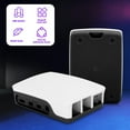 thumbnail image 4 of Enclosure Box Black Protective Box For  4B, Protective Shell Box Protective Shell For Raspberry, Pi 4B For Raspberry Black White,Black,White Green, 4 of 8