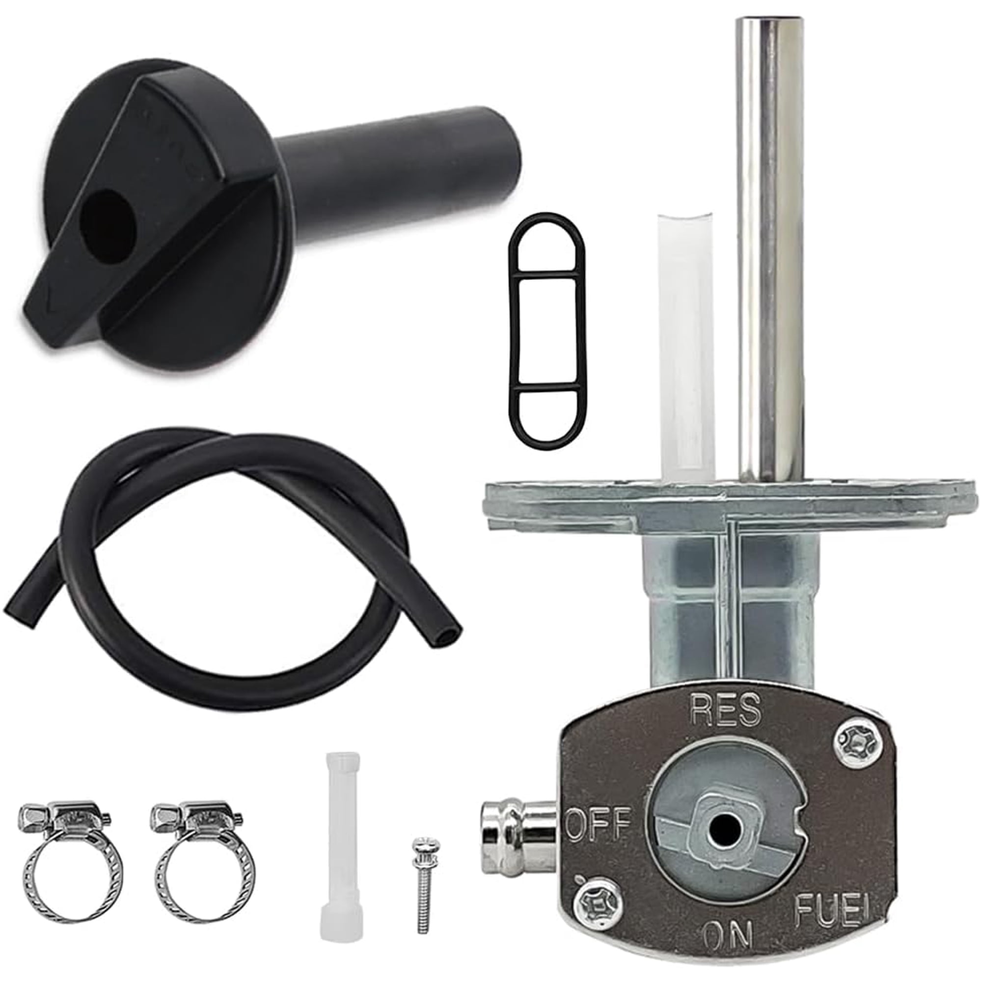 Replace 5GH-24500-10-00 YINNCKE Fuel Vavle Petcock Shut off Tank Switch Fits for Yamaha 2003 2004 2005 2006 kodiak 400 450 yfm400fa 4x4 kodiak 2wd 4wd 2000 2001 2002