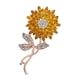 thumbnail image 1 of Broche de girasol Broche de aleación Pin Broche decorativo Chaquetas Broche Decoración, 1 of 8