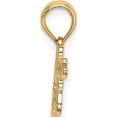 thumbnail image 2 of 14K Yellow Gold Puerto Rican Princess Charm (10.07 X 32.97) Made In United States k8911, 2 of 5
