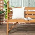 thumbnail image 6 of GVN Patio Bench Weatherproof Outdoor Bench,Patio Garden Bench, Wooden Bench, Outdoor Bench for Vines/Climbing Plants, Brown, 6 of 10