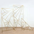 thumbnail image 2 of Efavormart 7ft Tall Gold Metal Geometric Wedding Backdrop Rectangle Floor Stand, Flower Stand Doorway Wall Prop With Cloudy Film Insert for Weddings, Showers, Party, Centerpiece Decorations, 2 of 11