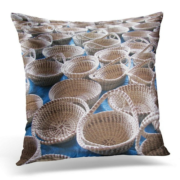 RYLABLUE South Charleston Sweetgrass Baskets Carolina Throw Pillowcase Cushion Case Cover