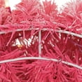 thumbnail image 6 of Northlight 24" Prelit Flocked Hot Pink Artificial Christmas Wreath - Clear Lights, 6 of 8