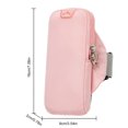 thumbnail image 3 of Soporte para teléfono Bolsa de tela Oxford Impermeable Jogging Fitness Brazalete (Rosa) Tmvgtek Para Estrenar, 3 of 6