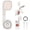 White, variant on Attractive Hoop Light Highlighting LED Lighting Modifiable Pocket tool Three Color Temperatures for Mobile Photography