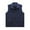 Blue, variant on Hiking Vests for Men Quilted Plus Size Zip Collar Clothes with Multiple Pockets Breathable Sleeveless Hiking