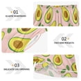thumbnail image 2 of joogoo Women's Pajama Lounge Shorts Avocado on Pink Bottoms Sleep Short L, 2 of 7