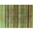 thumbnail image 1 of Ahgly Company Indoor Rectangle Abstract Turquoise Blue Contemporary Area Rugs, 2' x 5', 1 of 4