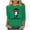 A01-Green, variant on ZVAVZ Business Tops for Women 2025,Womens Black History Month Print Tops 3/4 Length Sleeve O-Neck T-Shirts Oversized Graphic Tees for Women Gift Ideas Black L
