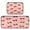 Red Bows and Polka Dots, variant on 2-Piece Kitchen Rugs Set Non-Slip Mats Carpet Floor for Kitchen, Bathroom (19.7"x27.6" & 19.7"x47.2") Red Bows and Polka Dots
