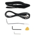 thumbnail image 7 of 39" Rosewood Fingerboard Electric Guitar with Guitar Bag, Shoulder Strap, Accessories Pack (Sunset Red Color), 7 of 7