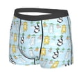 thumbnail image 2 of Daiia Cartoon Cat Men's Underwear Boxer Briefs, Cotton Stretch Moisture-Wicking Underwear-XX-Large, 2 of 9