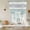Blue, variant on Farm Fruits Balloon Curtains for Living Room/French Door, Watermelon Lemons Peach Strawberry Grey Striped Tie Up Curtains 63 Inch Length Energy Saving Kitchen Curtains Shades for Windows 42"x63"