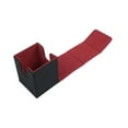 thumbnail image 3 of Caja de almacenamiento para baraja de cartas coleccionables, multiusos con tapa de cierre, organizador para tarjetas de fútbol, ​​regalo, tarjetas de negro rojo, 3 of 9