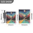thumbnail image 6 of Yayeee Throw Blanket for Couch Soft Warm 60" x 80" Sofa Chair Bed Decoration, Colorful Road, 6 of 7