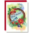 thumbnail image 1 of TUMYBee Christmas Wreath Quilling Card, 5 x 7 inch, Handmade, with Envelope, 1 of 6