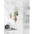 thumbnail image 2 of LINLIN Wall Mount Hanging Metal Vase Set, Geometric Wall Decor Container Flower Bud Vase Dried Flower Holder,Artificial Flower Arrangement, 2 of 7